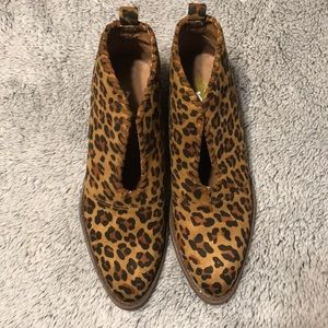 Volatile Leopard Print Booties